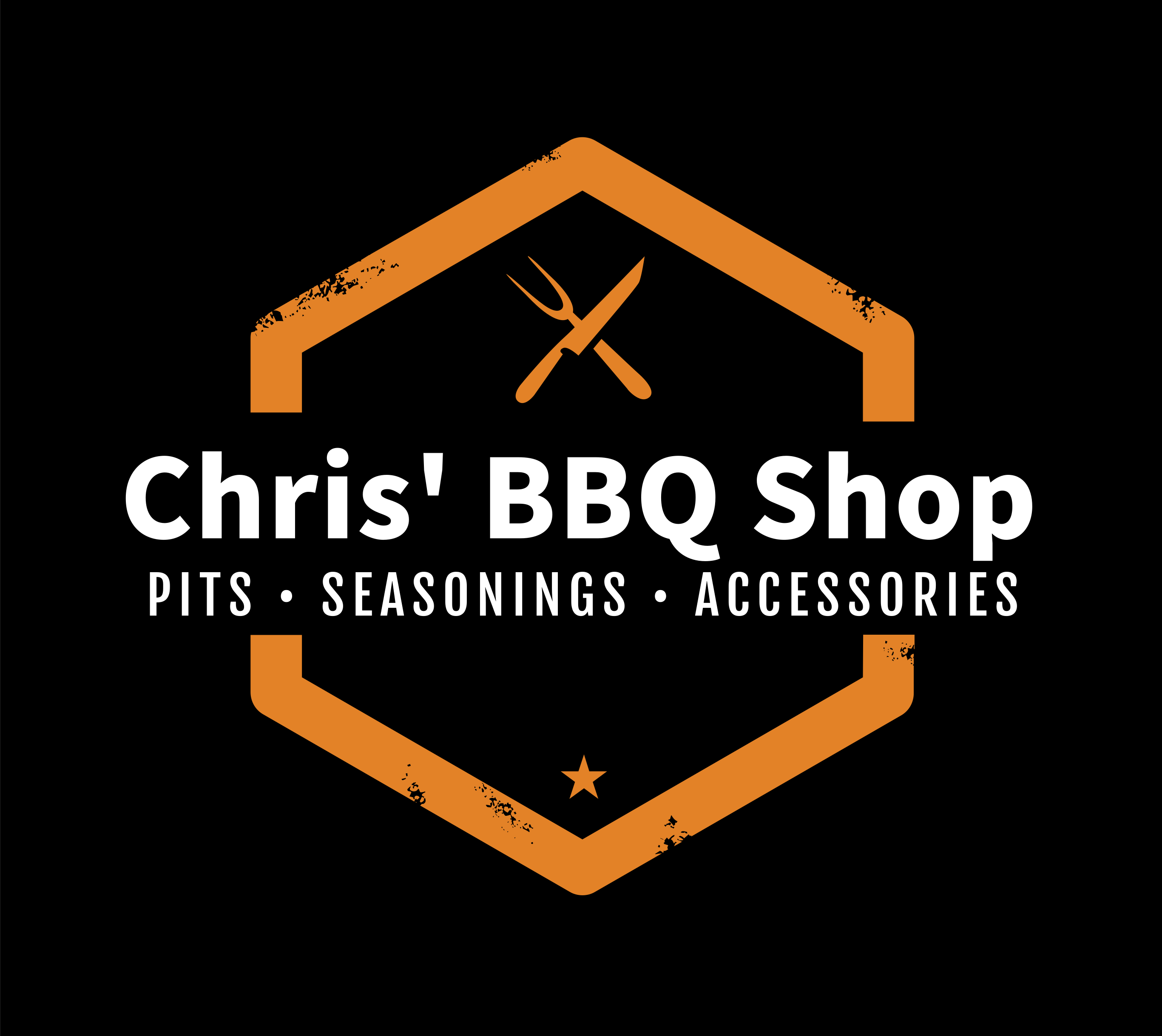 Chris' BBQ Shop Original Logo